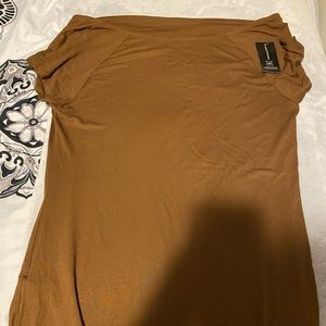 Long shirt with short sleeves